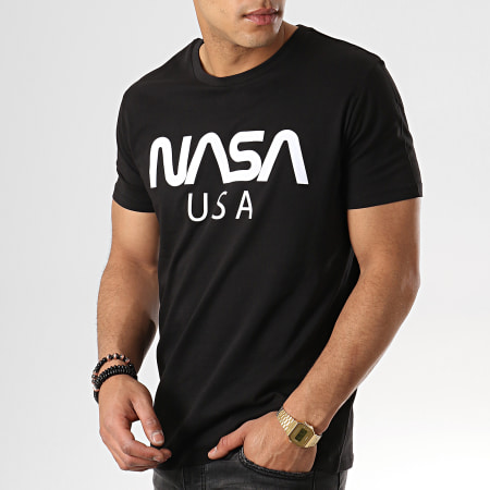 NASA - Tee Shirt USA Noir