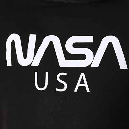 NASA - Sweat Capuche USA Noir