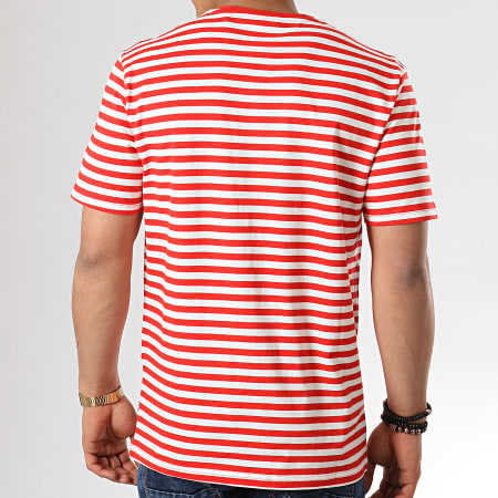 Only And Sons - Tee Shirt Jamie Rouge Blanc