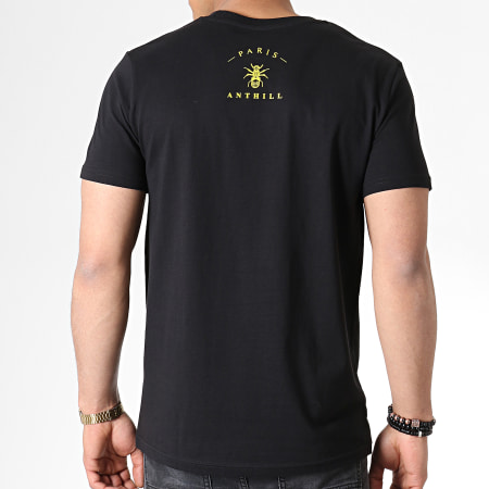 Anthill - Tee Shirt Logo Noir Jaune