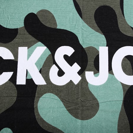 Jack And Jones - Serviette De Plage Summer Vert Kaki Camouflage