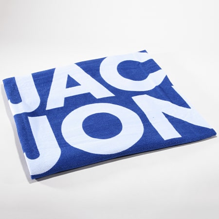 Jack And Jones - Serviette De Plage Summer Bleu Roi Blanc