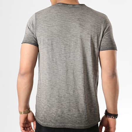 Paname Brothers - Tee Shirt Poche Titan Gris Anthracite Chiné