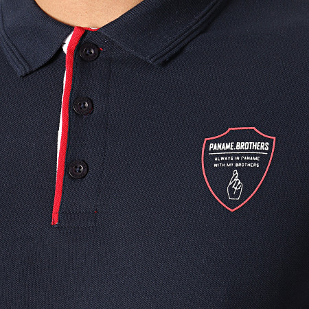 Paname Brothers - Polo Manches Courtes Pactol Bleu Marine