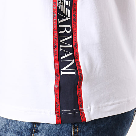 Emporio Armani - Tee Shirt Avec Bande 211813-9P462 Blanc
