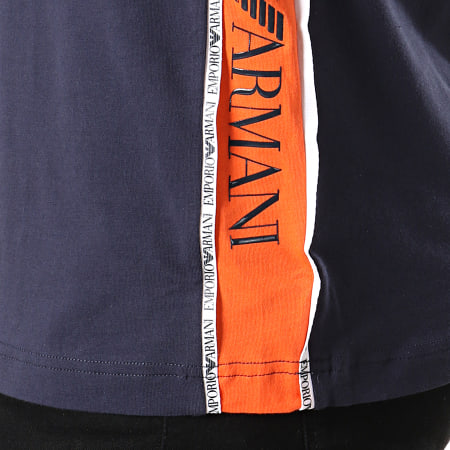 Emporio Armani - Tee Shirt Avec Bande 211813-9P462 Bleu Marine 
