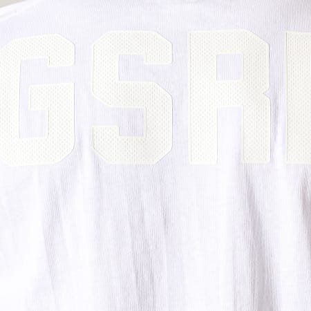 G-Star - Tee Shirt Manches Longues Meson Graphic D12858-4561 Blanc