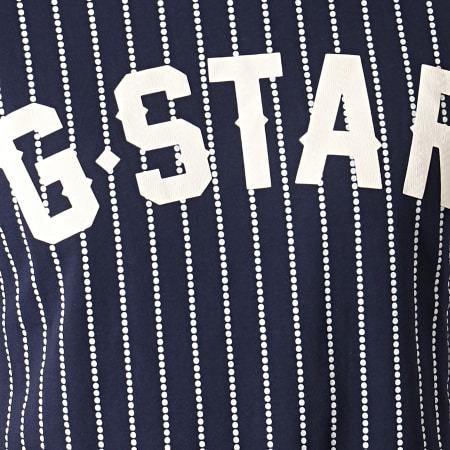 G-Star - Tee Shirt Wabash D15106-A648 Bleu Marine