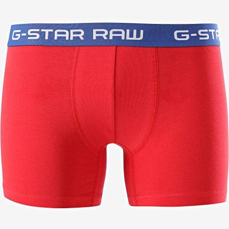 G-Star - Lot De 3 Boxers D13387-8270 Noir Rouge Bleu Roi