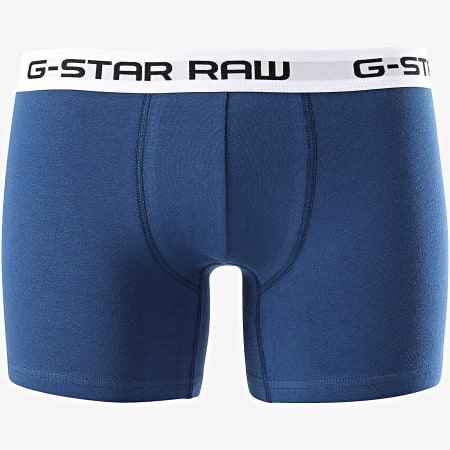 G-Star - Lot De 3 Boxers D14346-2058 Bleu Marine Bleu Clair Rouge