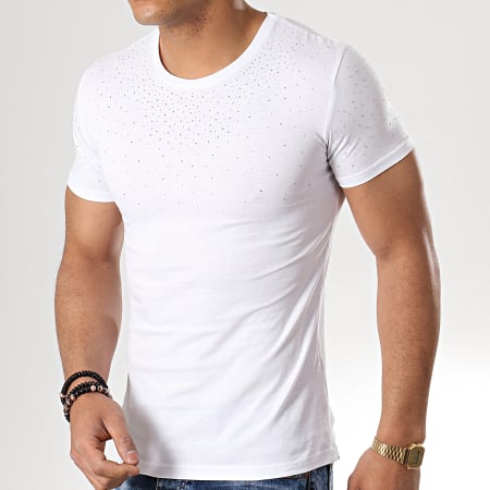 John H - Tee Shirt M-23 Blanc