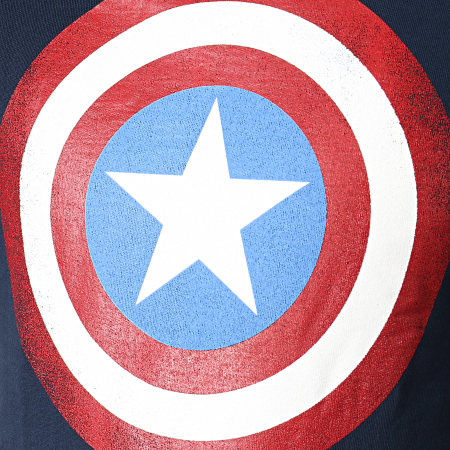 Captain America - Sweat Capuche MEAMERCSW013 Bleu Marine