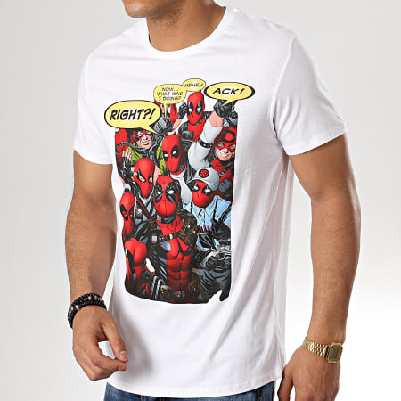Deadpool - Tee Shirt MEPOOLXTS072 Blanc