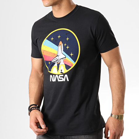 NASA - Tee Shirt Rocket Circle Noir