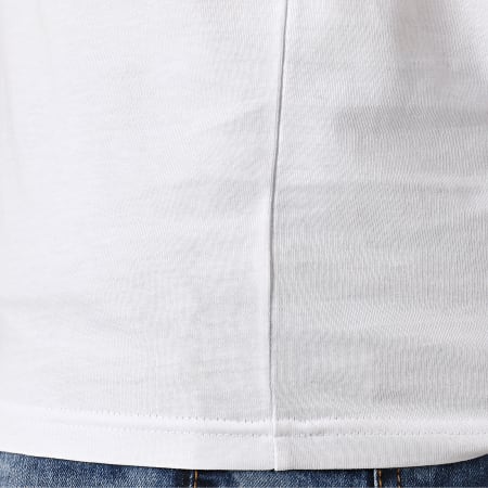 NASA - Tee Shirt Nastro Tricolore Bianco Giallo