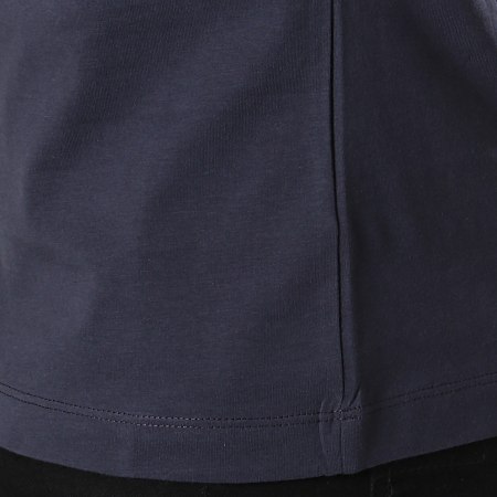 Calvin Klein - Tee Shirt J30J307843 Bleu Marine Blanc