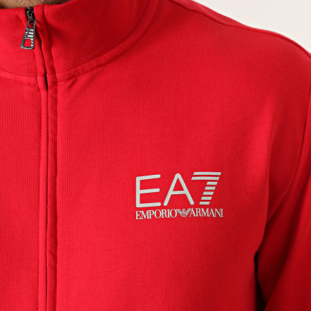 EA7 Emporio Armani - Veste Zippée 3GPM23-PJ05Z Rouge