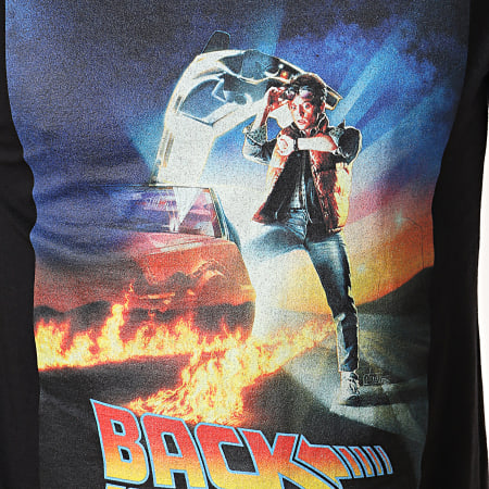 Back To The Future - Tee Shirt Back To The Future Noir