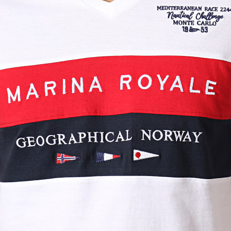 Geographical Norway - Tee Shirt Jartimi Blanc 