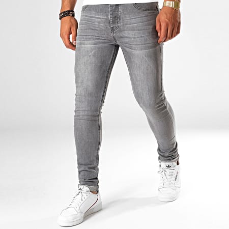 LBO - Jeans Super Skinny Fit ZD319-G Grigio