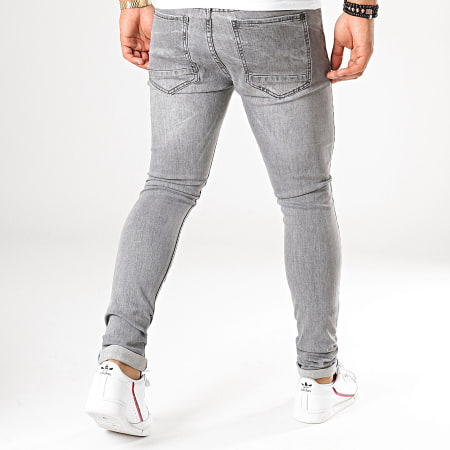 LBO - Jeans Super Skinny Fit ZD319-G Grigio