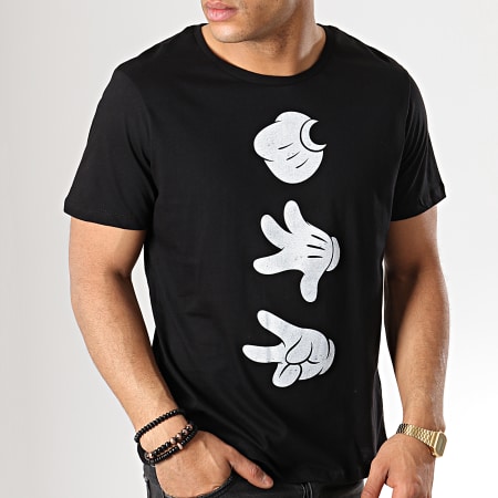 Mickey - Tee Shirt Hands Noir