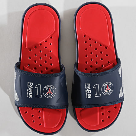 PSG Claquettes Flez 689760 61 Bleu Marine Rouge