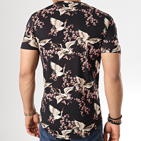 Uniplay - Tee Shirt Oversize KXT-23 Noir Floral