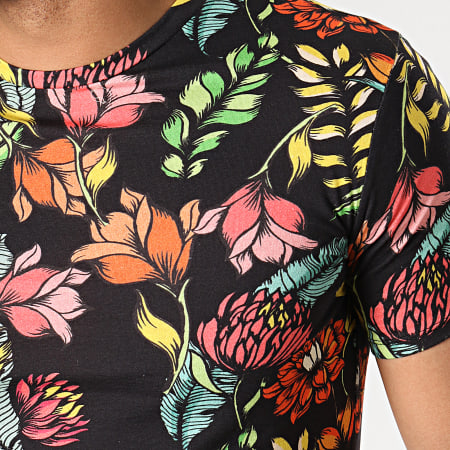 Uniplay - Tee Shirt Oversize KXT-24 Noir Floral