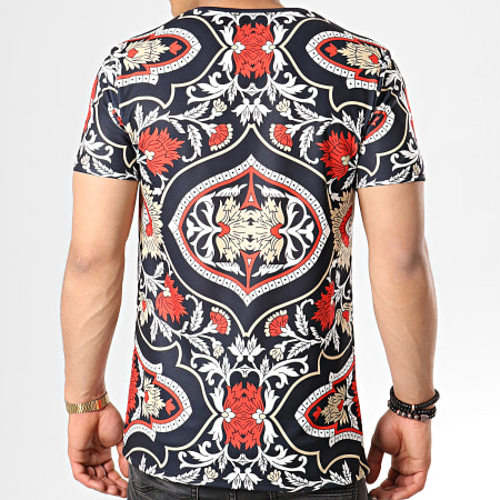 Uniplay - Tee Shirt T599 Noir Floral
