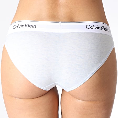 Calvin Klein - Culotte Femme F3787E Bleu Clair Chiné
