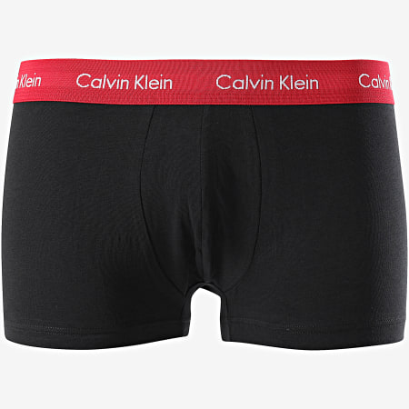 Calvin Klein - Lot De 3 Boxers U2664G Noir Bleu Clair Rouge Gris