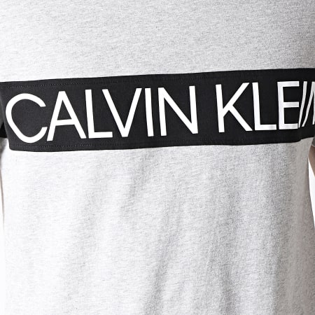 Calvin Klein - Tee Shirt NM1656E Gris Chiné