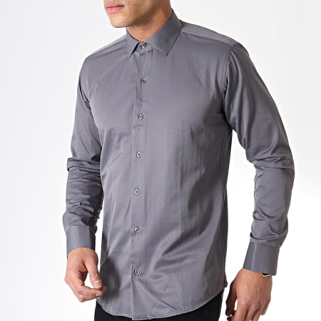 Classic Series - Chemise Manches Longues SDC66 Gris Anthracite