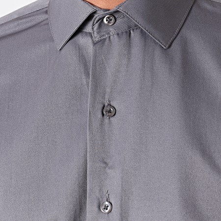 Classic Series - Chemise Manches Longues SDC66 Gris Anthracite
