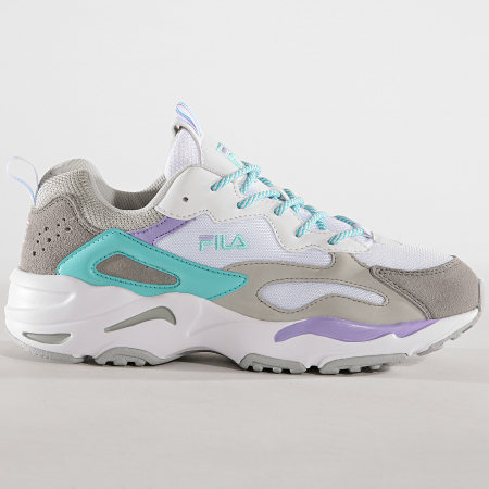 Fila - Baskets Femme Ray Tracer 1010686 02D White Violet Tulip Blue Curacao