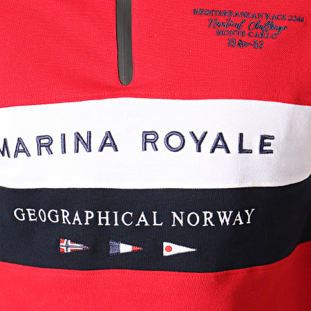 Geographical Norway - Polo Manches Courtes Kartimi Rouge 
