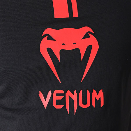 Venum - Tee Shirt Logos 03449 Noir Rouge 