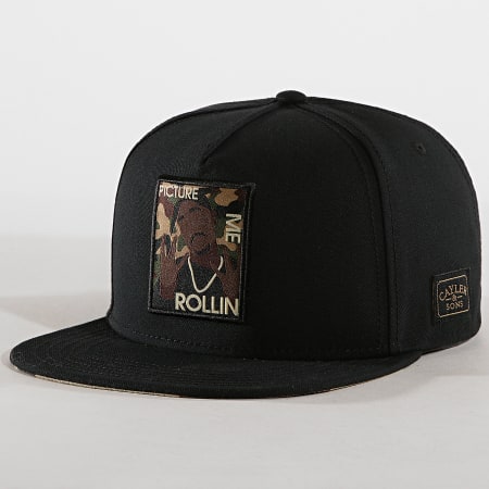 Cayler And Sons - Casquette Snapback 2PAC Rollin Noir Camouflage 
