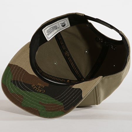 Cayler And Sons - Casquette Snapback 2PAC Rollin Vert Kaki Camouflage 