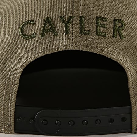 Cayler And Sons - Casquette Snapback Amsterdam Vert Kaki Noir 