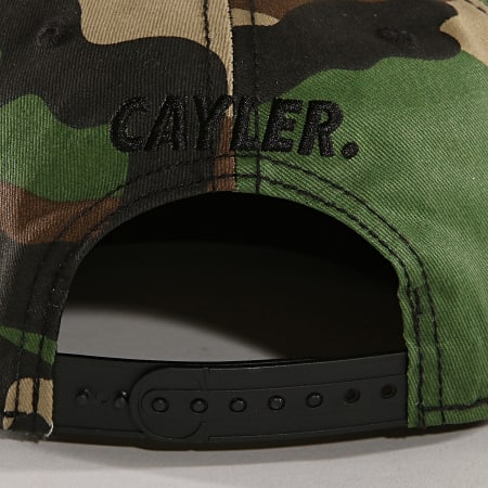 Cayler And Sons - Casquette Snapback Seriously Vert Kaki Camouflage 
