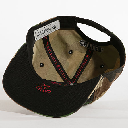 Cayler And Sons - Casquette Snapback Seriously Vert Kaki Camouflage 