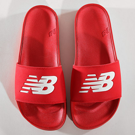 New Balance - Claquettes F200 725481-60 Rouge