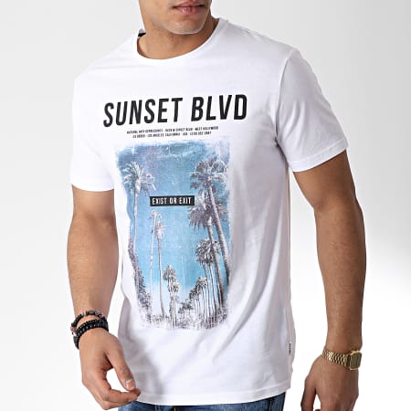 Only And Sons - Tee Shirt Lamani Camp Blanc