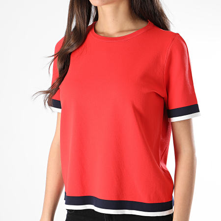 Only - Tee Shirt Femme Nola Rouge