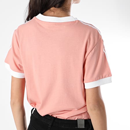 Adidas Originals - Tee Shirt Femme 3 Stripes DV2583 Rose
