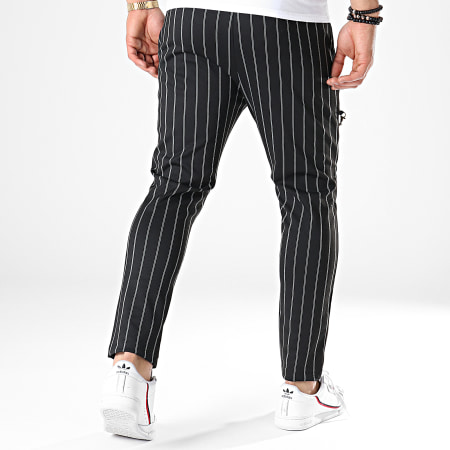 Classic Series - Pantalon A Rayures 91019 Noir
