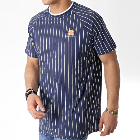 Ellesse - Tee Shirt Stripes 1031N Bleu Marine