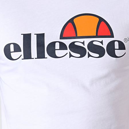 Ellesse - Tee Shirt Raglan 1031N Blanc Bleu Marine